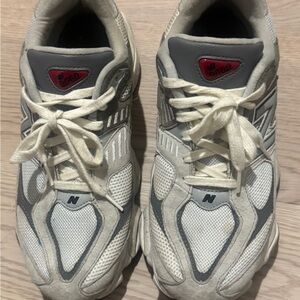 Gray and White New balance- Athletic Sneakers